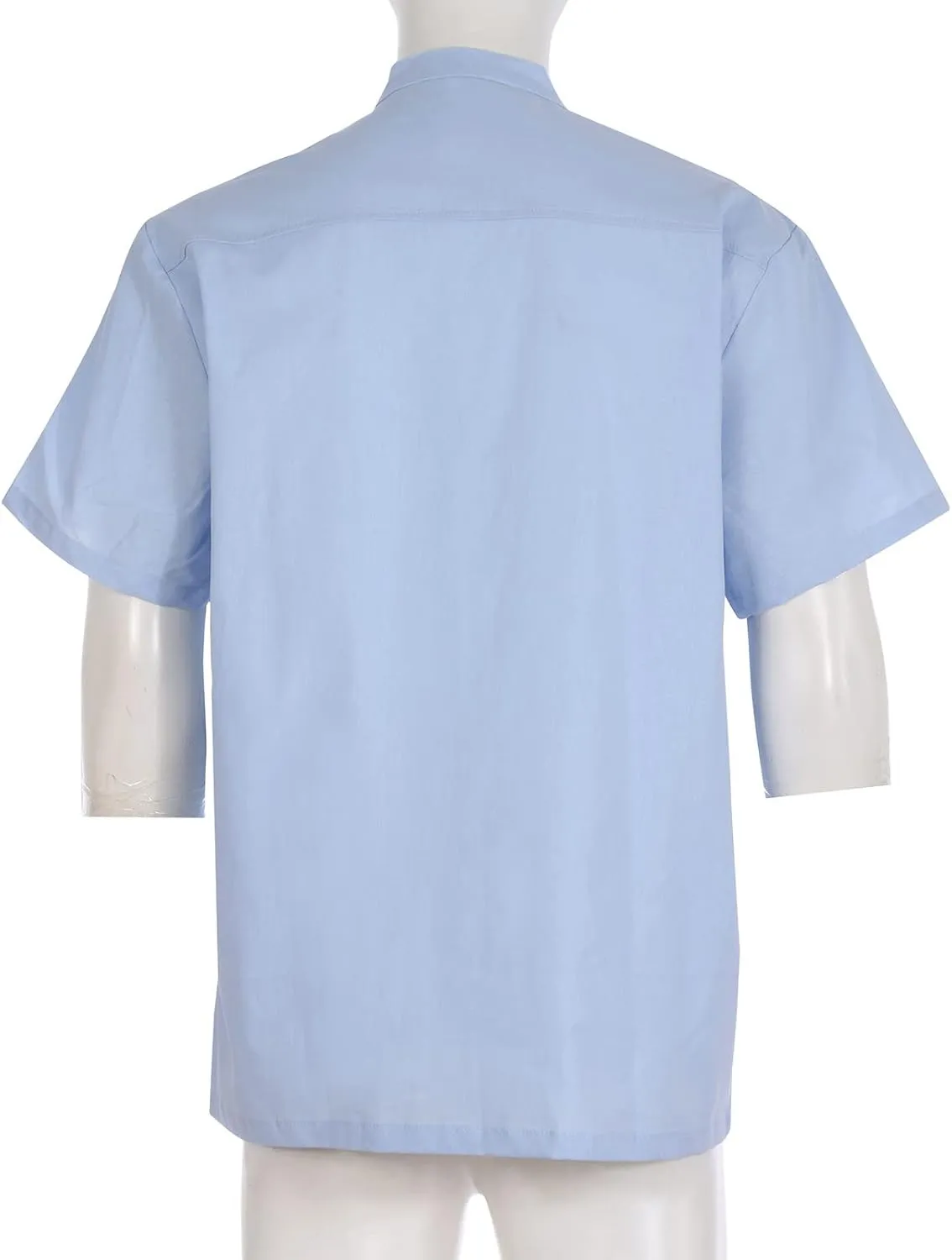 Mens Beach Linen Shirts Short Sleeve Trendy Graphic Printed Button Tees Shirt Crewneck Comfy Cotton Blouses Tops
