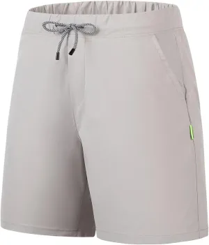Men's Beach Shorts Casual Quick Dry Drawstring Elastic Athletic Running Lightweight Breathable Outdoor Trunks
