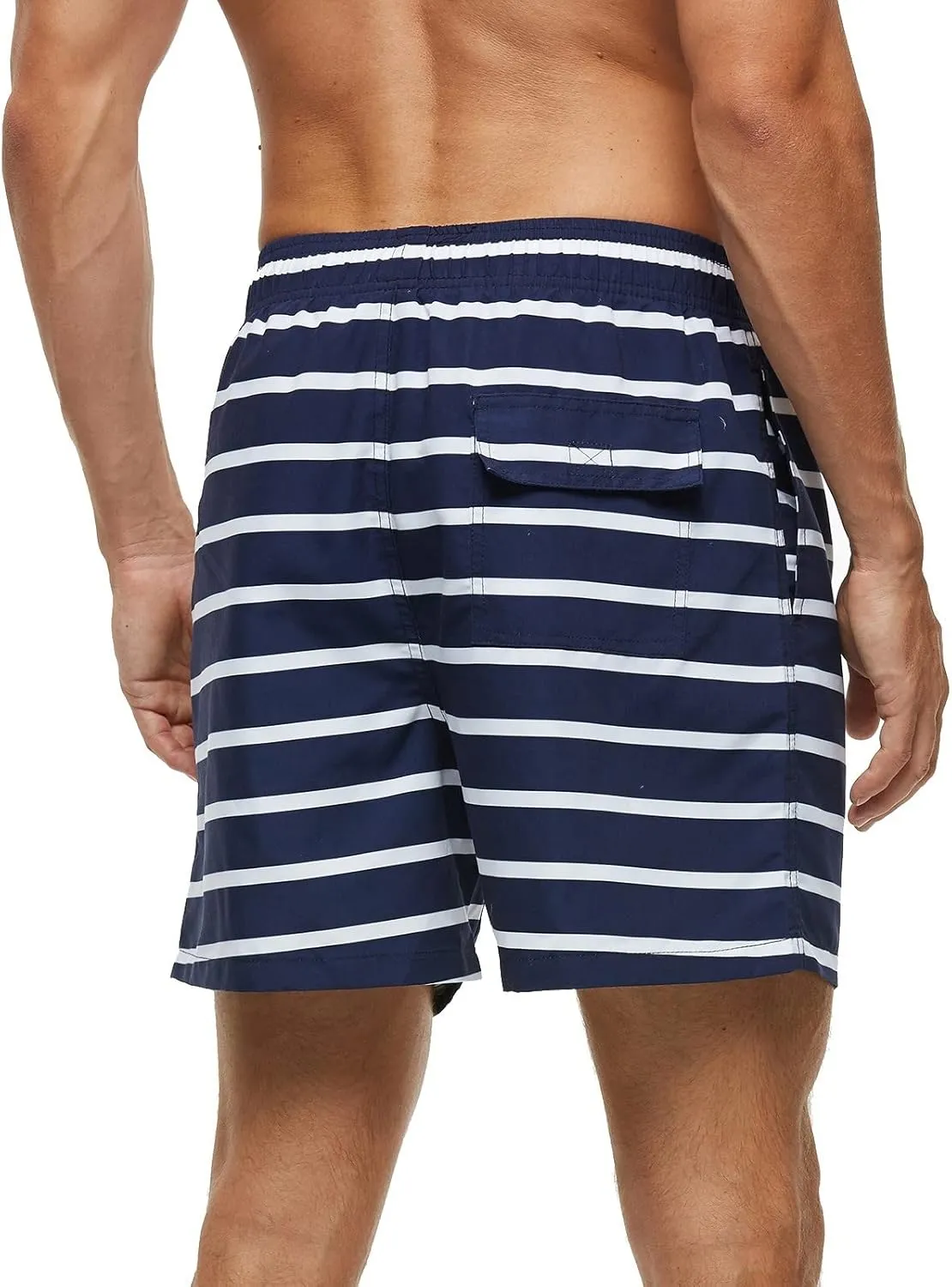 Men's Board Shorts and Fitness Sports Plus Size Five Quick Drying Beach Pants Shorts with Zipper Pockets Beach