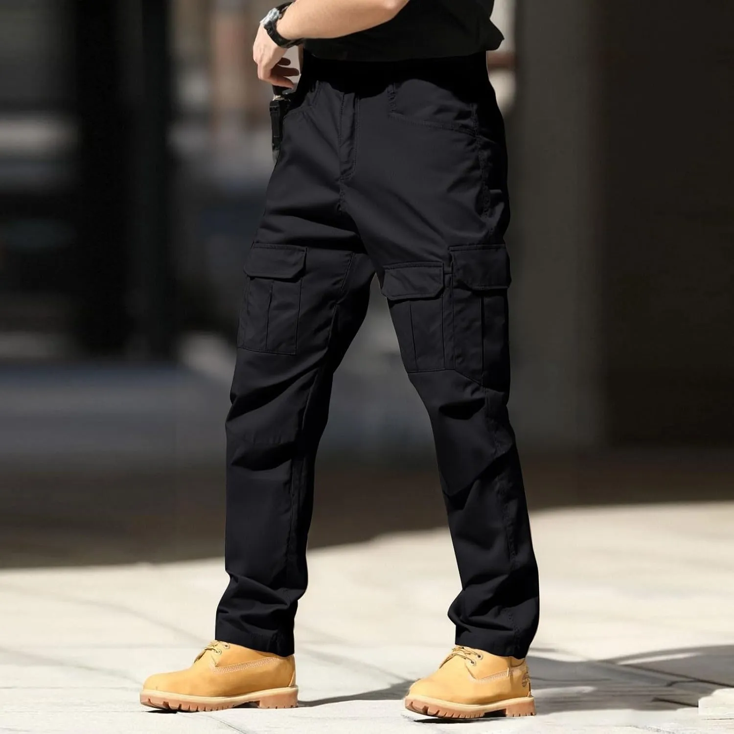 Men's Cargo Hiking Pants Lightweight Water Resistant Quick Dry Outdoor Travel Climbing Work Pants 2025