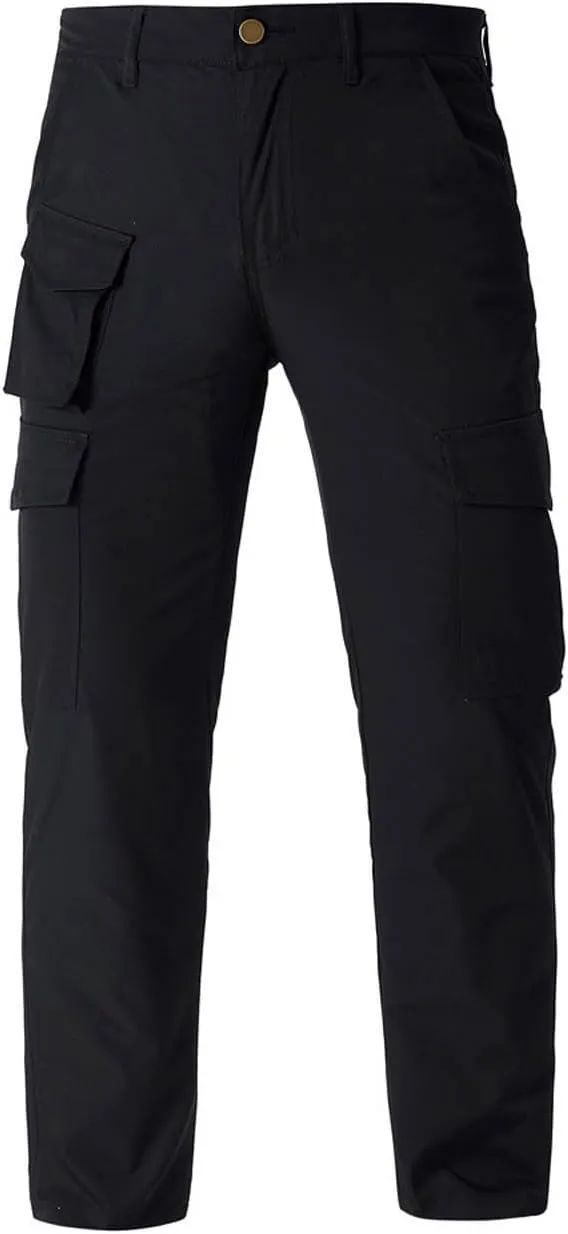 Mens Cargo Work Pants Durable Ripstop Tactical Pant with Pockets Outdoor Water Resistant Hiking Woking Construction Pants