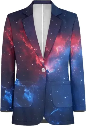 Men's Casual Blazer Long Sleeve Suit Jackets Coats Casual Lightweight One Button Business Jacket with 2 Pocket