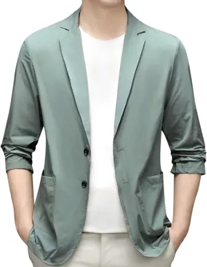 Men's Casual Blazer One Button Sport Coat Slim Fit Lightweight Suit Blazer Jacket Ugly Christmas Blazer