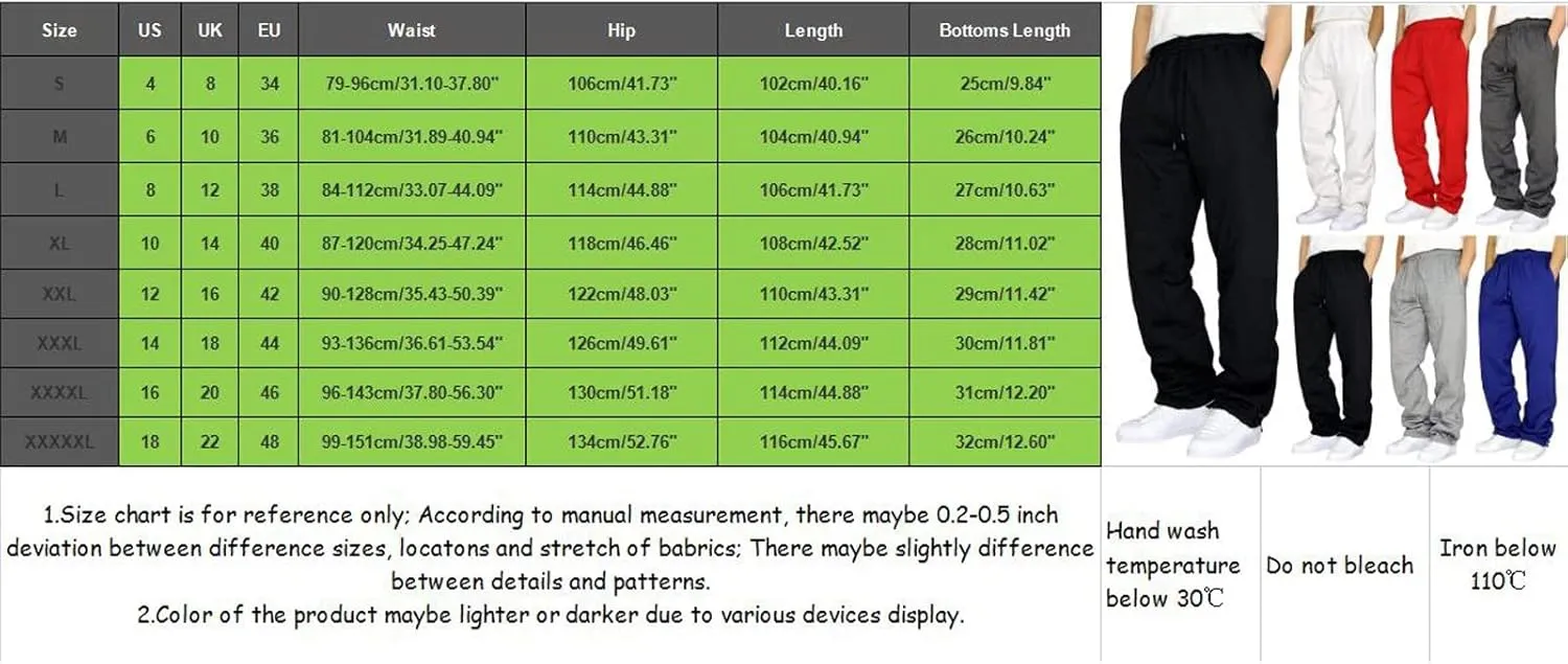 Men's Casual Cargo Pants Workout Joggers Stretch Sweatpants Hiking Drawstring Pants with Multi Pockets