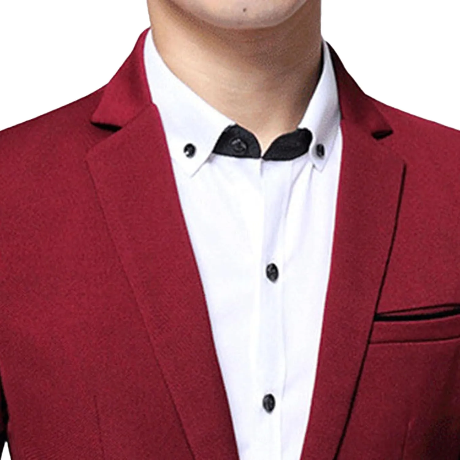 Men's Casual Knit Blazer Jackets 1 Button Lightweight Sport Suit Coats Business Slim Fit Suit Jacket
