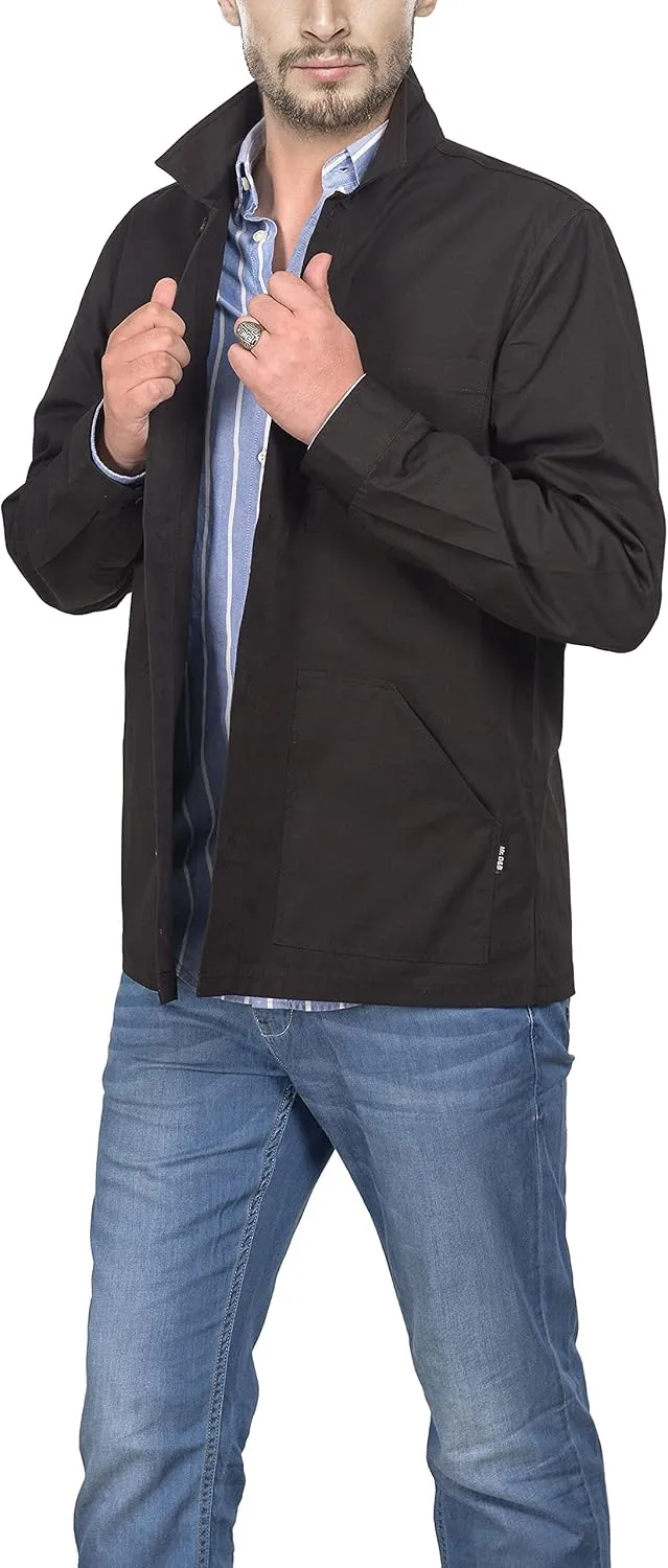 Mens Casual Lightweight Jacket Cotton Overshirts Button Down Shirt Jackets Regular & Big-tall Shacket Jacket