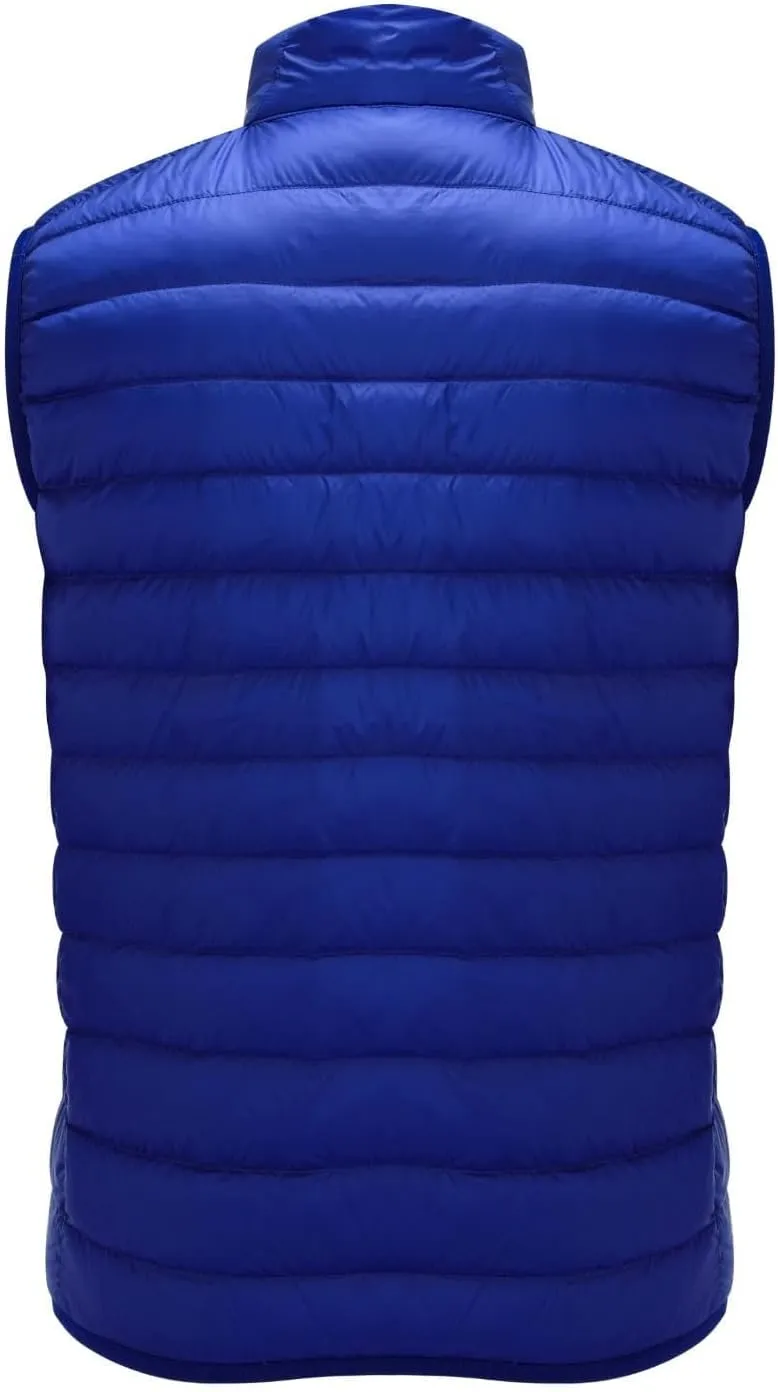 Mens Casual Puffer Vest Quilted Padded Vest Sleeveless Zip Up Down Jacket Lightweight Winter Gilet Warm Outwear