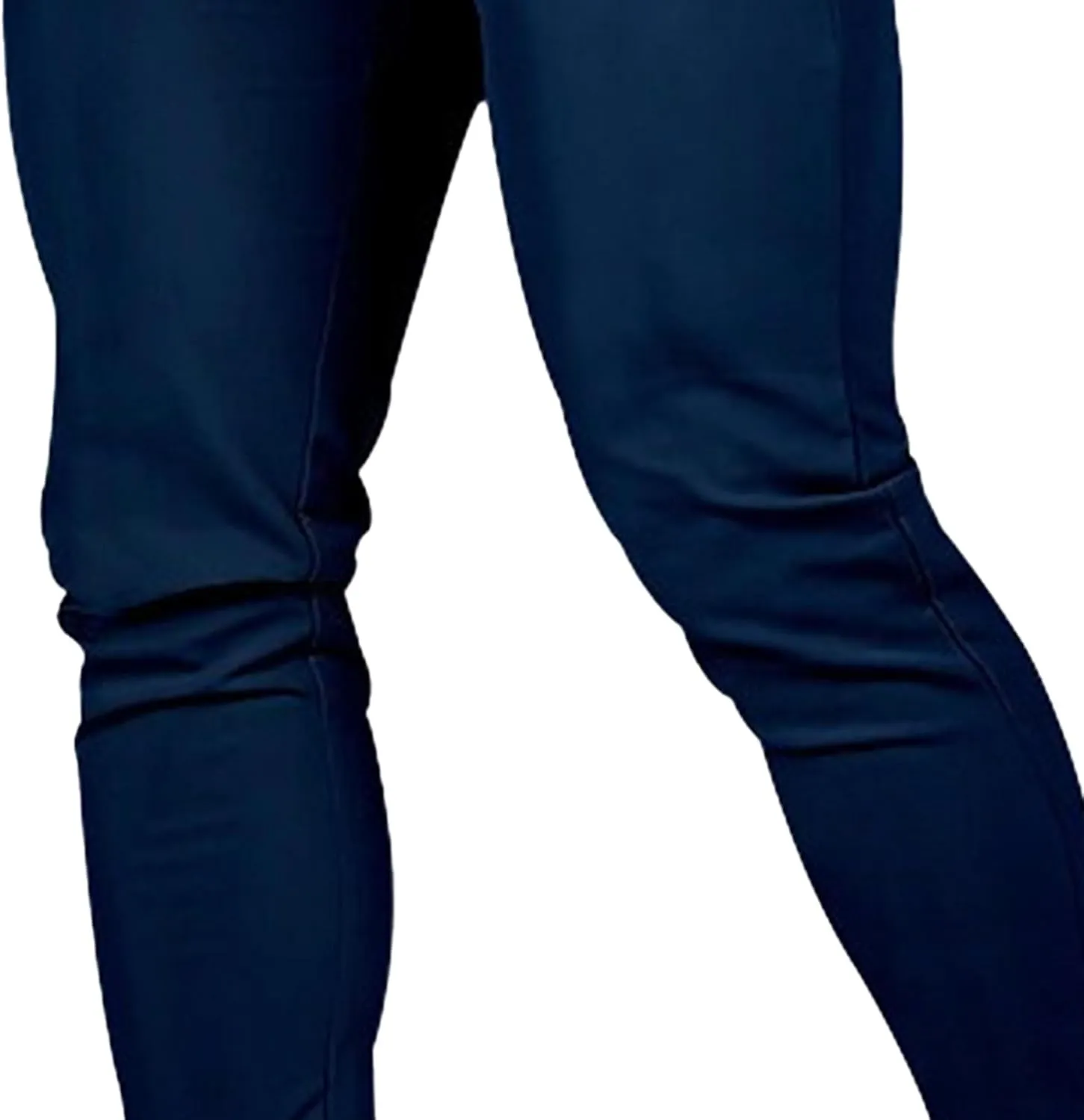Men's Chinos Slim Fit Pants Stretch Skinny Tapered Dress Slack Comfort Casual Solid Workout Trousers