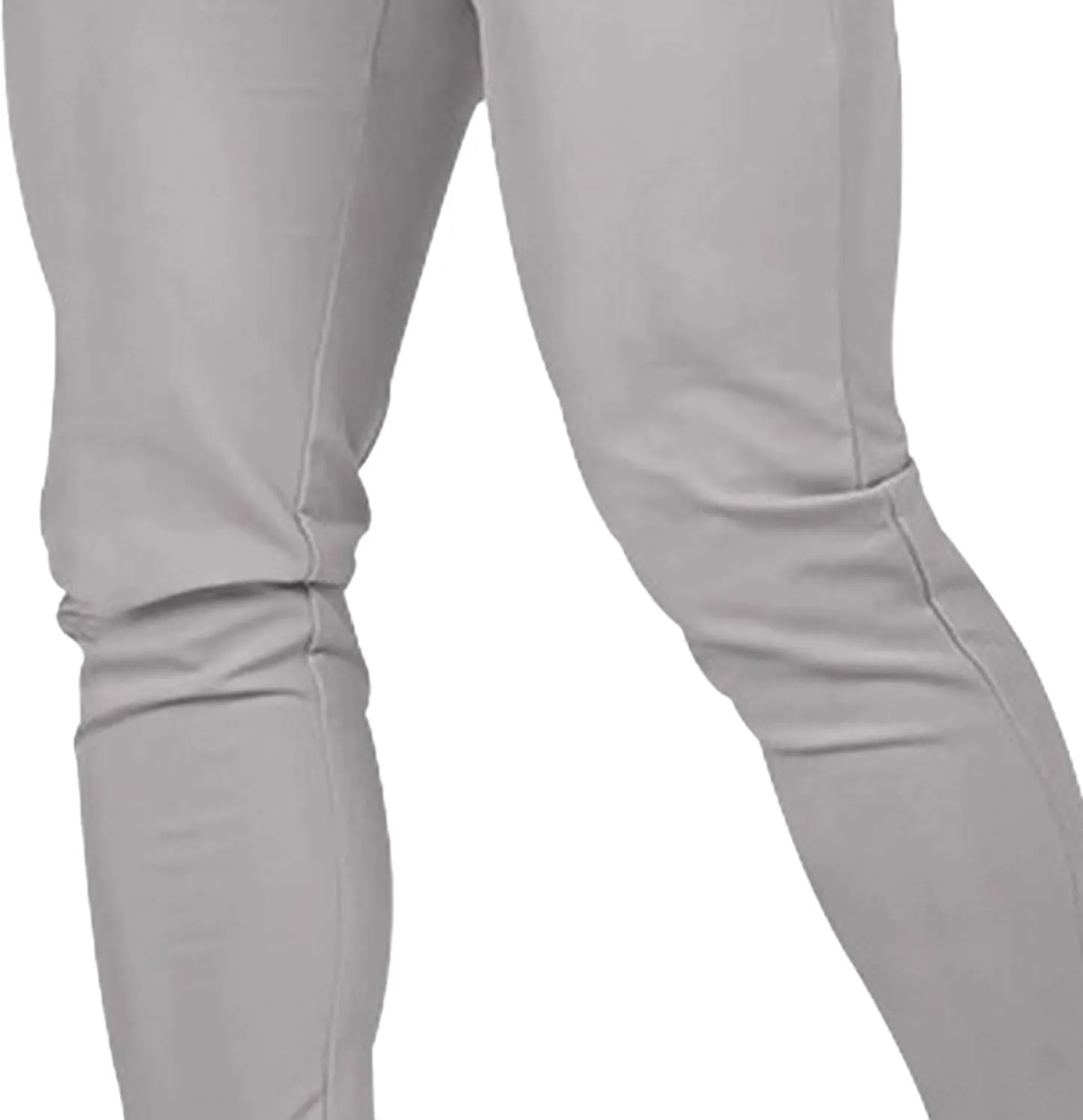 Men's Chinos Slim Fit Pants Stretch Skinny Tapered Dress Slack Comfort Casual Solid Workout Trousers