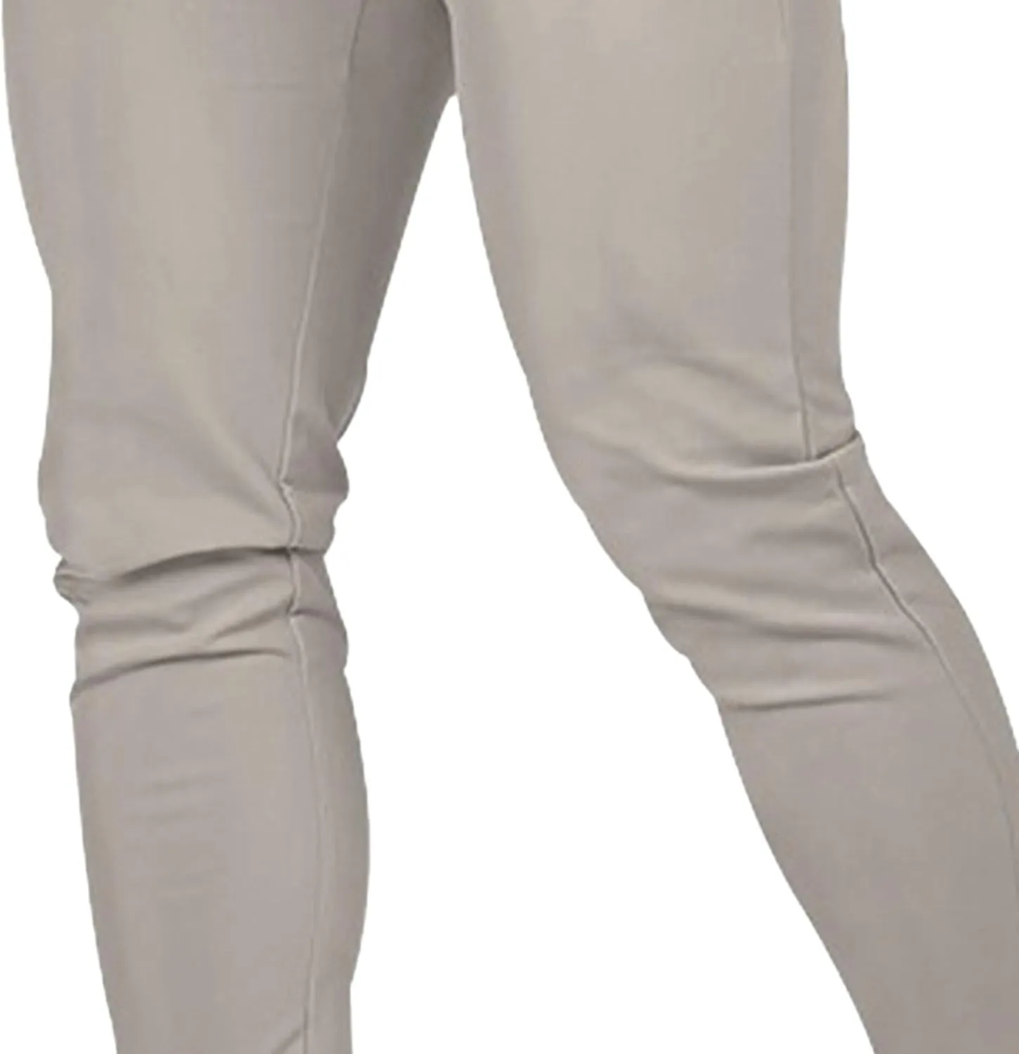 Men's Chinos Slim Fit Pants Stretch Skinny Tapered Dress Slack Comfort Casual Solid Workout Trousers