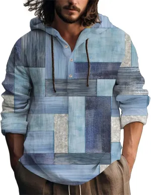 Men's Cotton Linen Button Down Shirt Casual Stylish Long Sleeve Business Dress Shirts Slim Fit Beach Shirts for Men