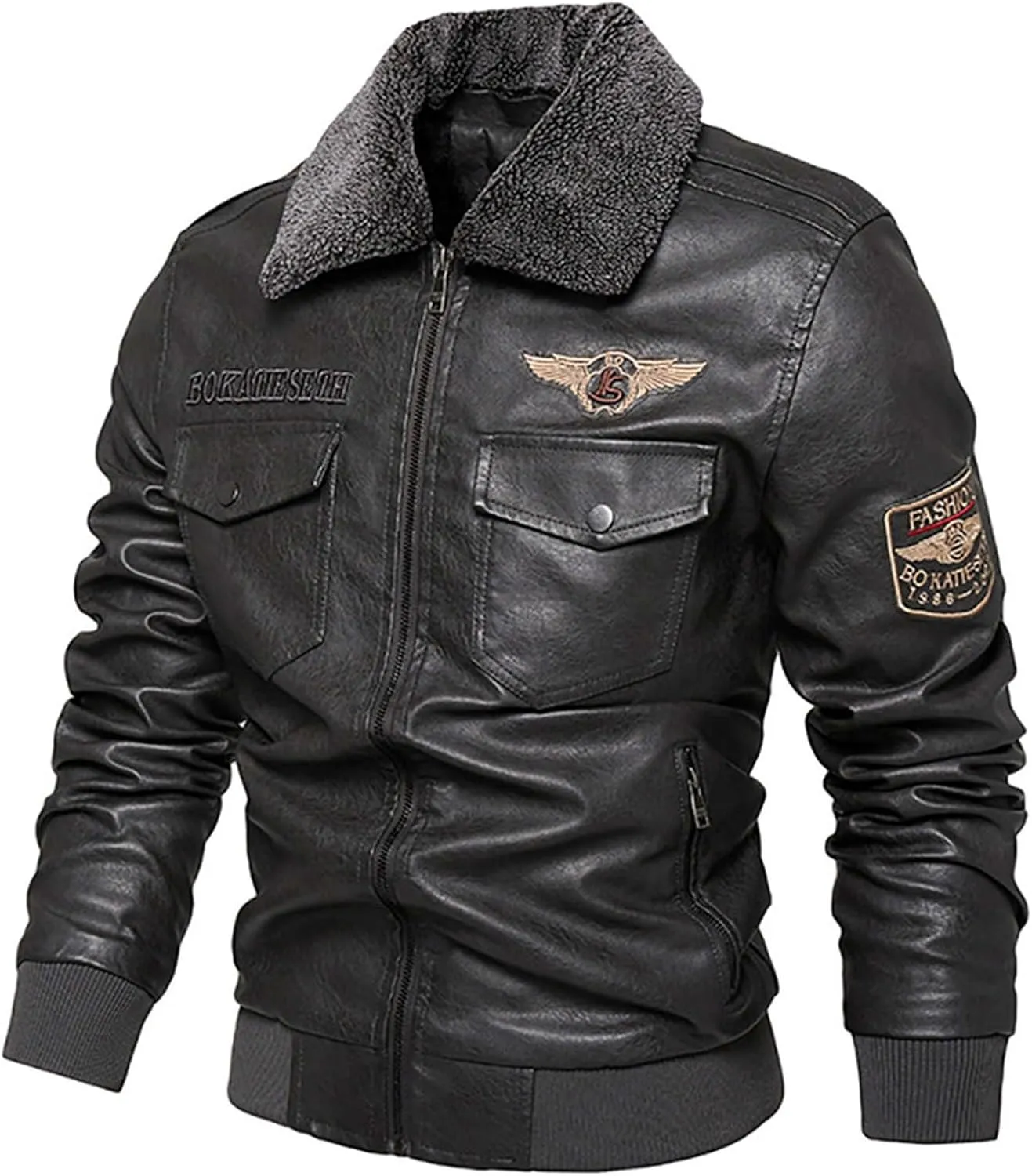 Mens Heavyweight Lined Fleece Windproof Zip Up Outerwear Jackets Warm Hooded Sweatshirt on Field Tech Fleece Mens Cardigan