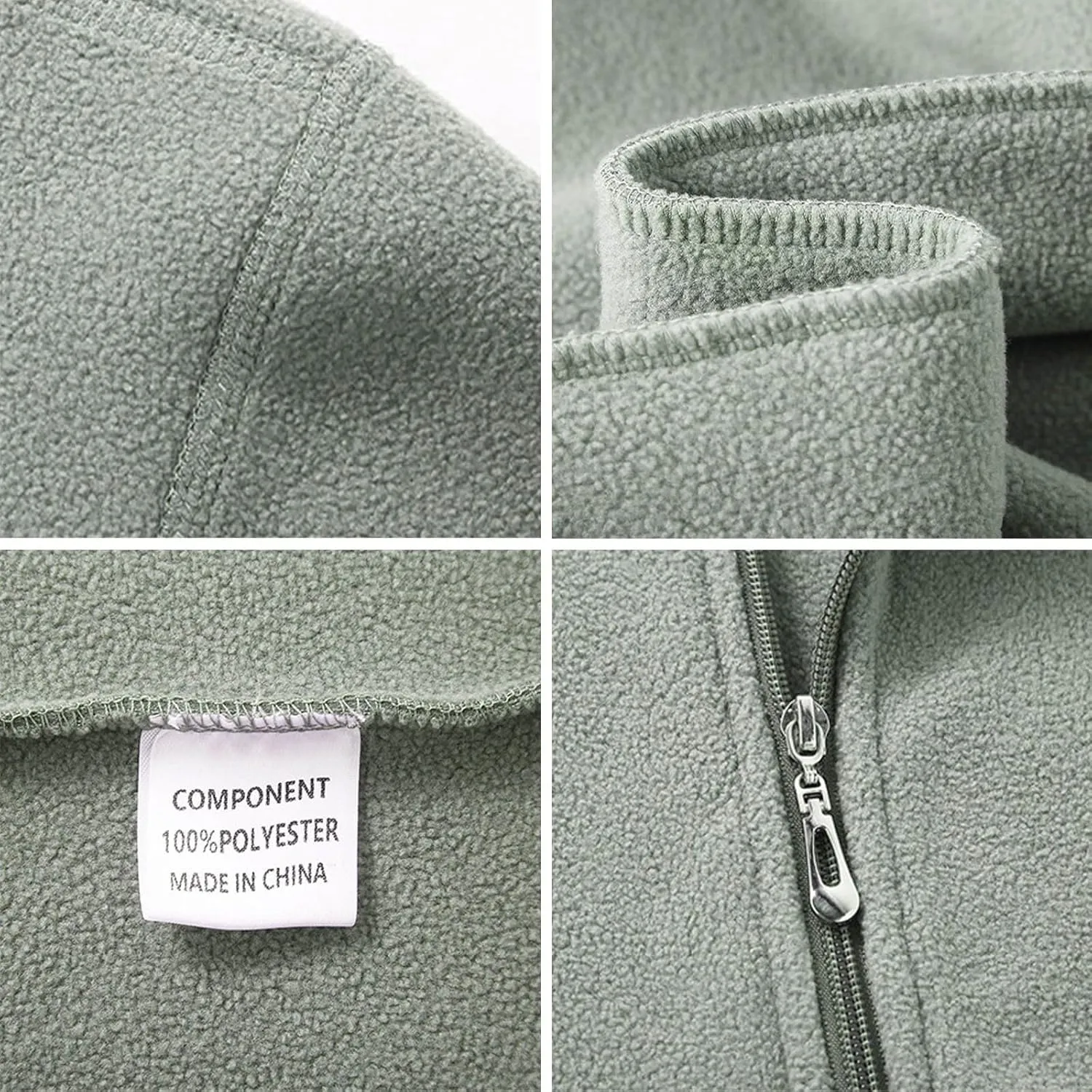 Mens Jackets Fashion Stylish Thin Sports Jacket Polar Fleece Jackets Fleece Lined Hooded Casual Coat Stand Collar Zip Coat