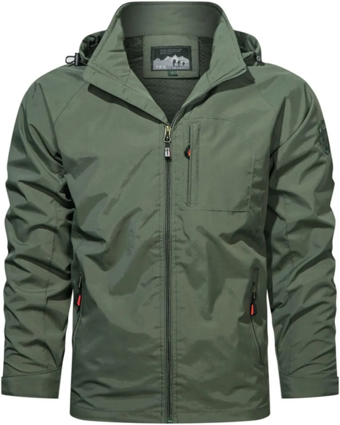 Men's Lightweight Softshell Jacket Water Resistant Winter Hiking Windbreaker Jackets Windproof Casual Coats for Outdoor