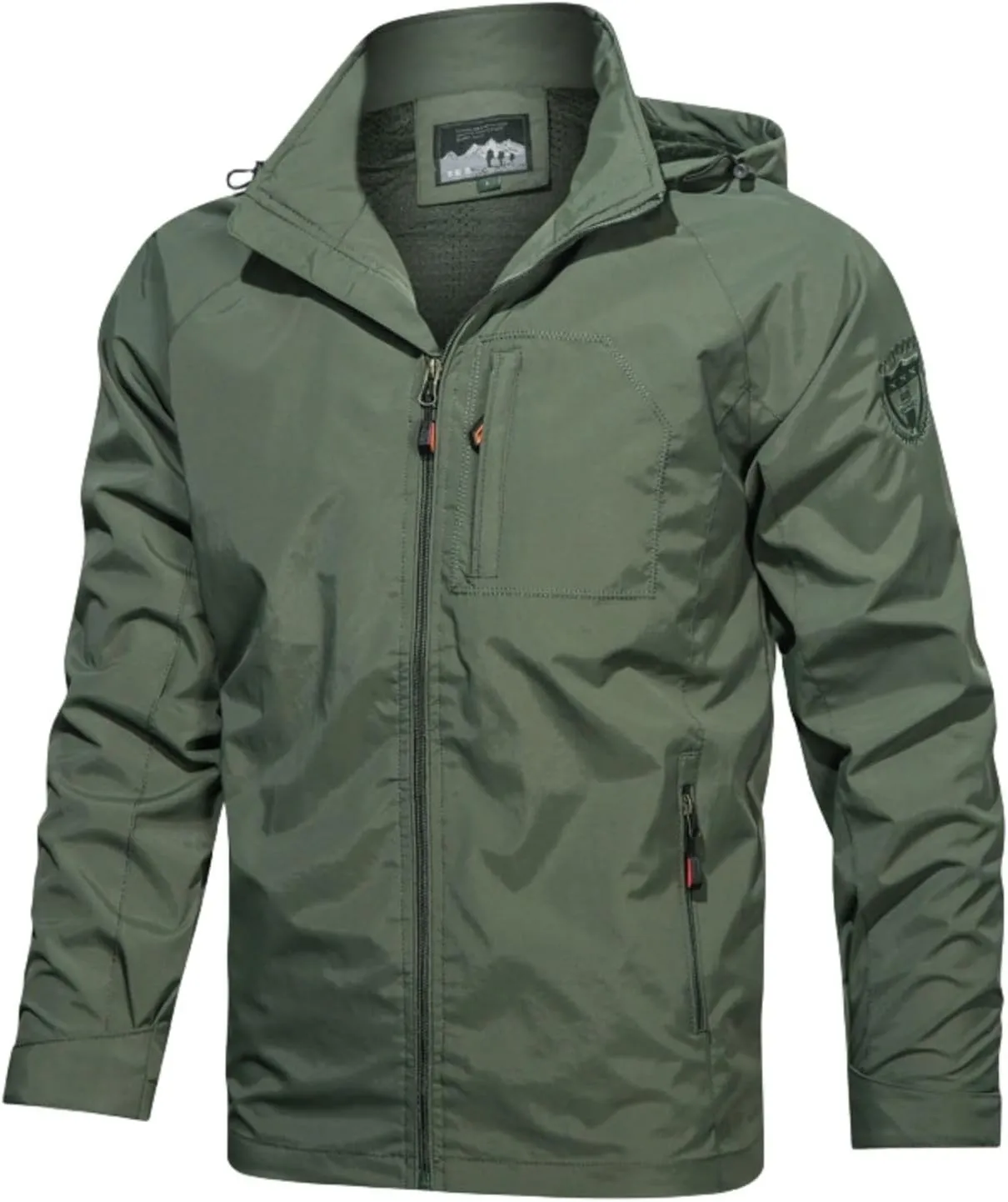 Men's Lightweight Softshell Jacket Water Resistant Winter Hiking Windbreaker Jackets Windproof Casual Coats for Outdoor