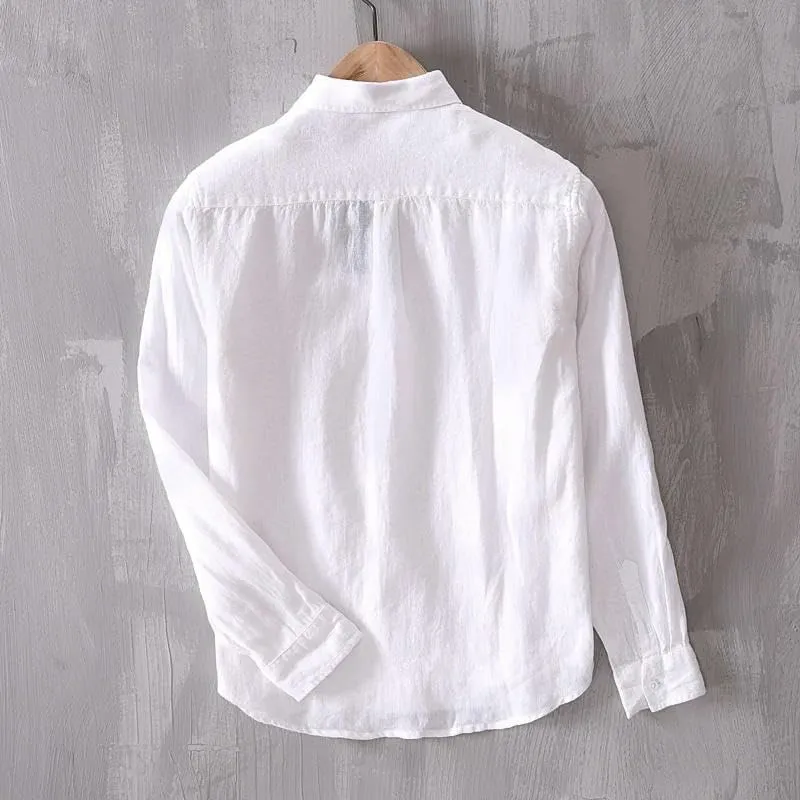 Men's Linen Casual Flax Shirt