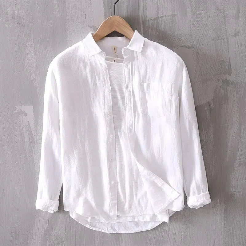 Men's Linen Casual Flax Shirt