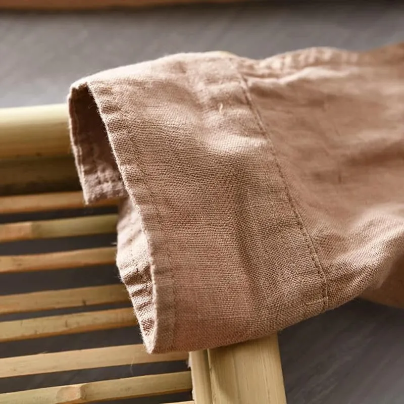 Men's Linen Casual Flax Shirt