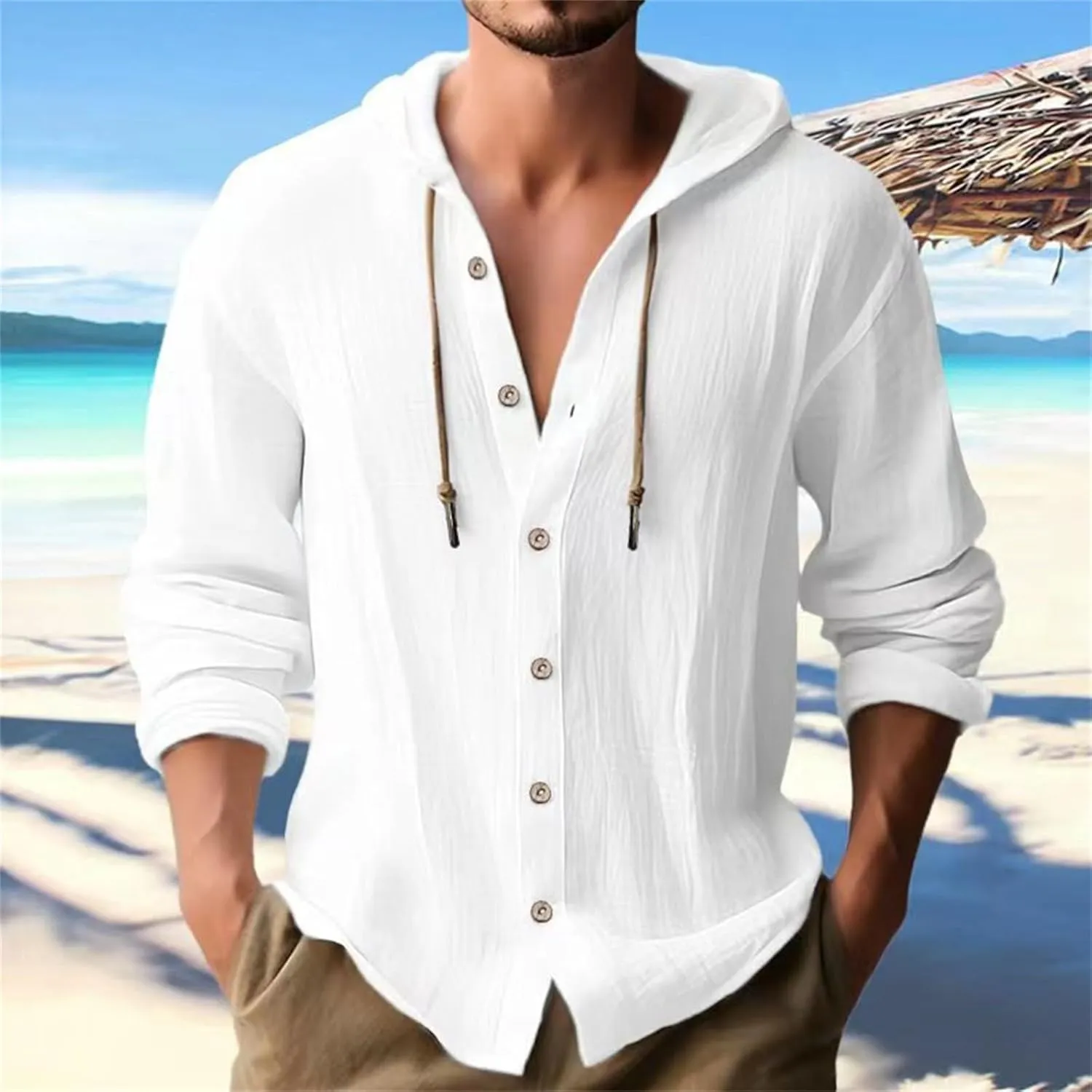 Men's Long Sleeve Classic Woven Shirt Pocket Long Sleeve Shirt Top Mens Shirts Long Sleeve T Shirt Tee Shirts