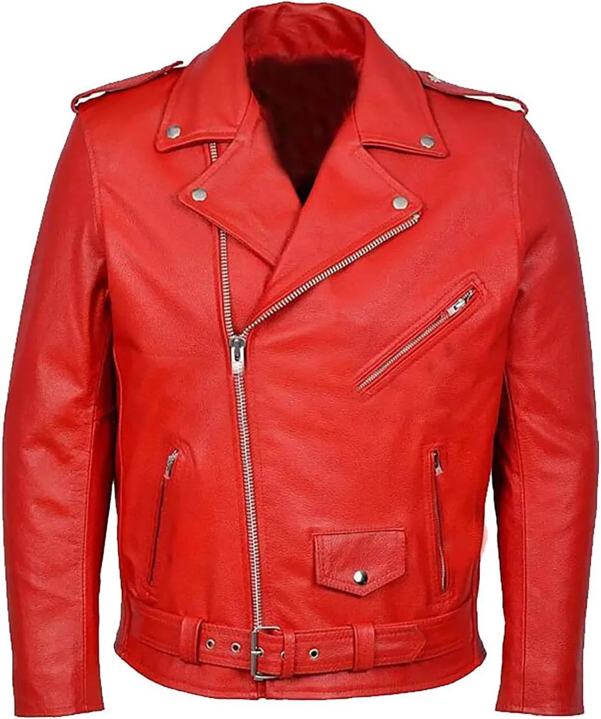 Men's Motorcycle Jackets Leather Coat Tops Zipper Pockets Plus Size Lapel Steampunk Windbreaker Outwear & Jackets