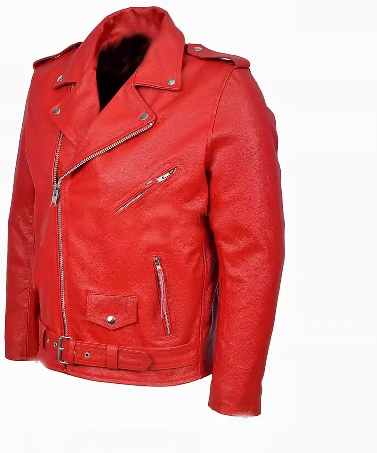 Men's Motorcycle Jackets Leather Coat Tops Zipper Pockets Plus Size Lapel Steampunk Windbreaker Outwear & Jackets