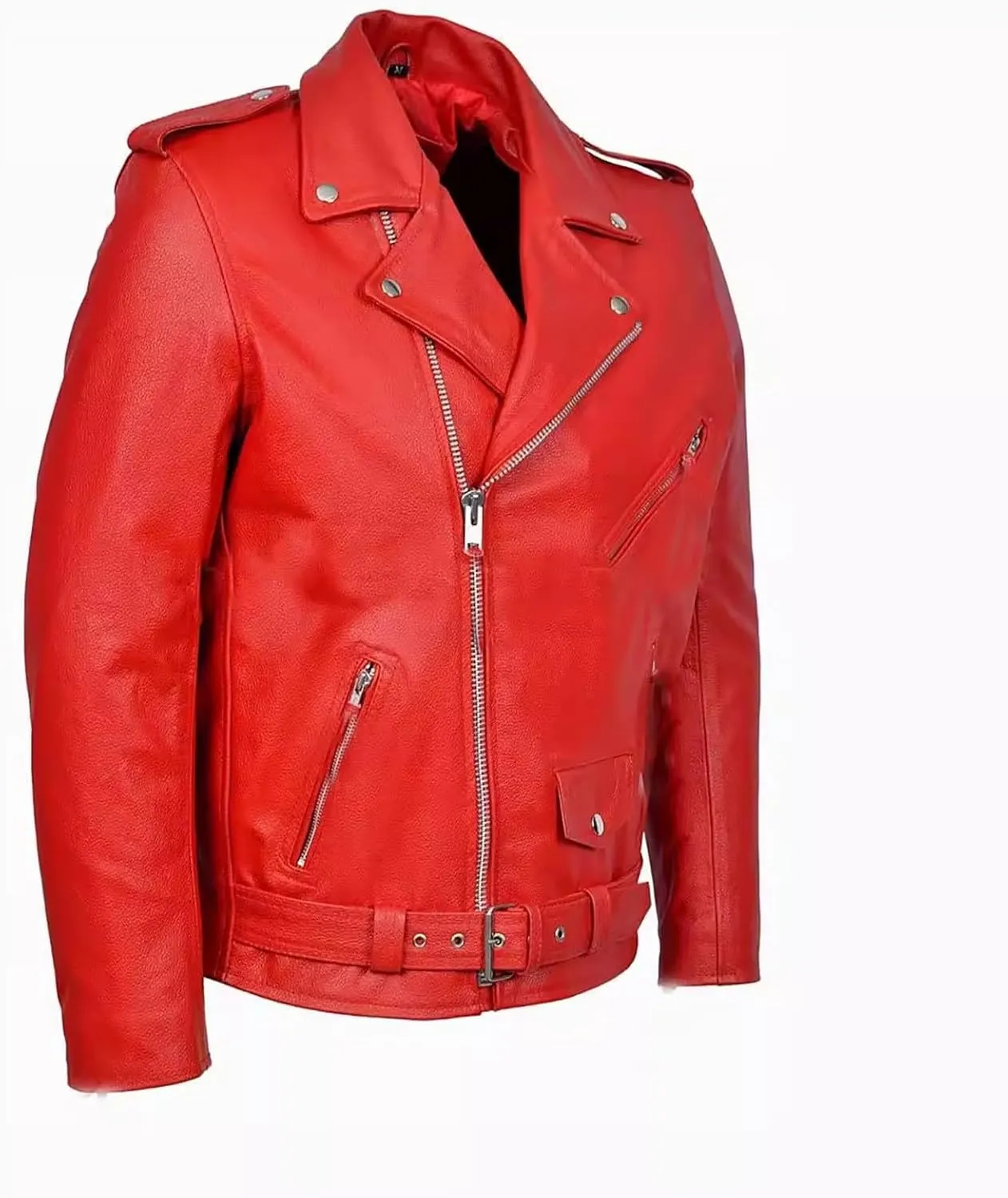 Men's Motorcycle Jackets Leather Coat Tops Zipper Pockets Plus Size Lapel Steampunk Windbreaker Outwear & Jackets