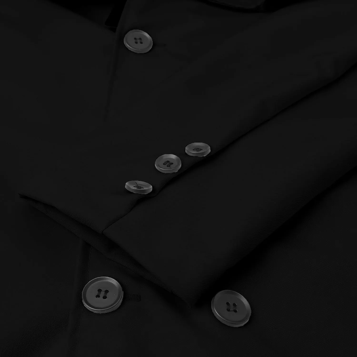 Men's Peacoat Double Breasted Winter Trench Coat Slim Fit Notched Collar Pea Coat Warm Soft Overcoat
