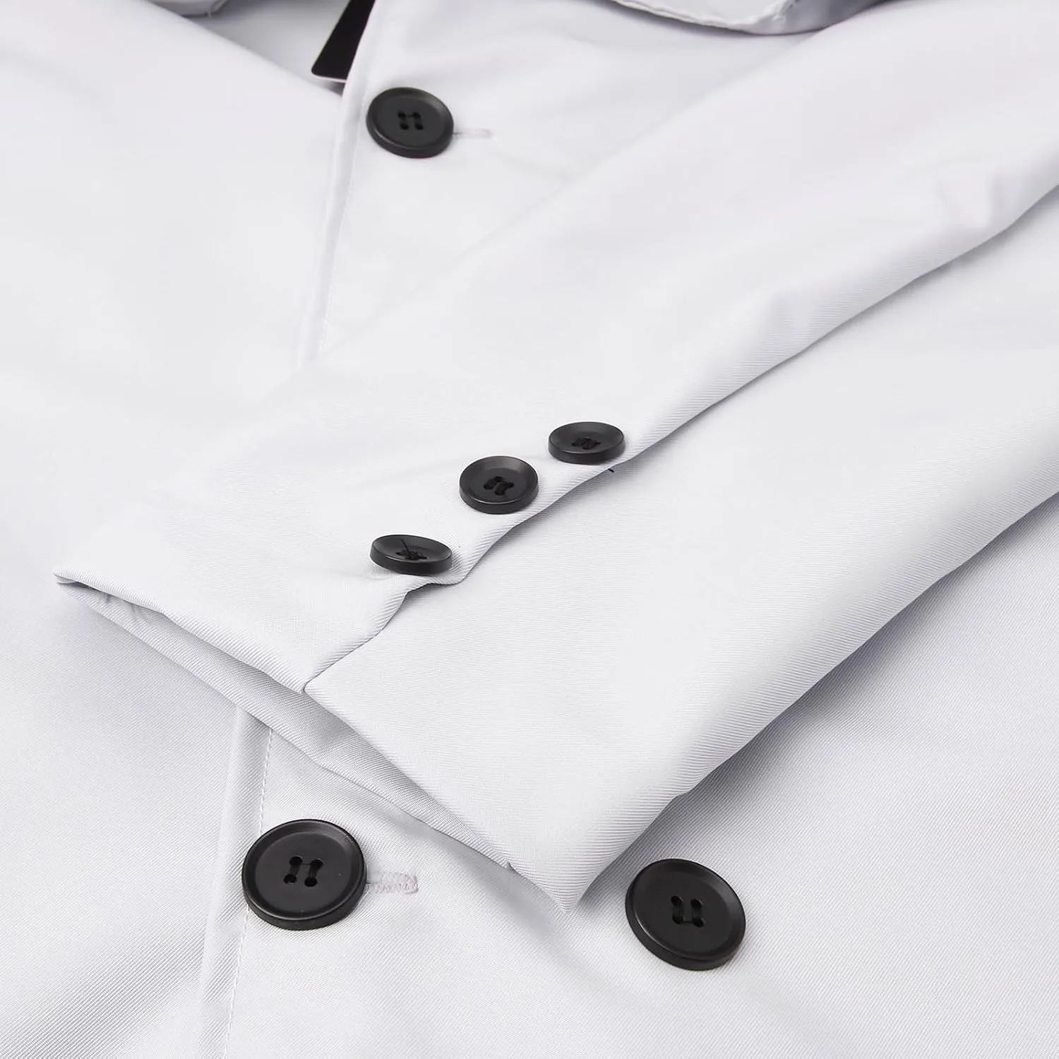 Men's Peacoat Double Breasted Winter Trench Coat Slim Fit Notched Collar Pea Coat Warm Soft Overcoat