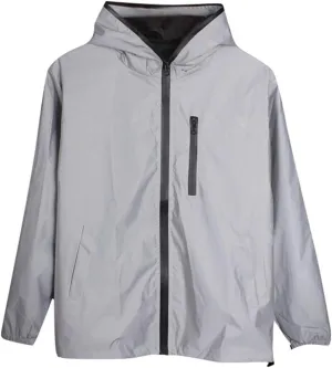 Mens Rain Coats Waterproof With Hood Reflective Jacket Coat For Men Women Unisex Couple Hooded Windbreaker Jackets
