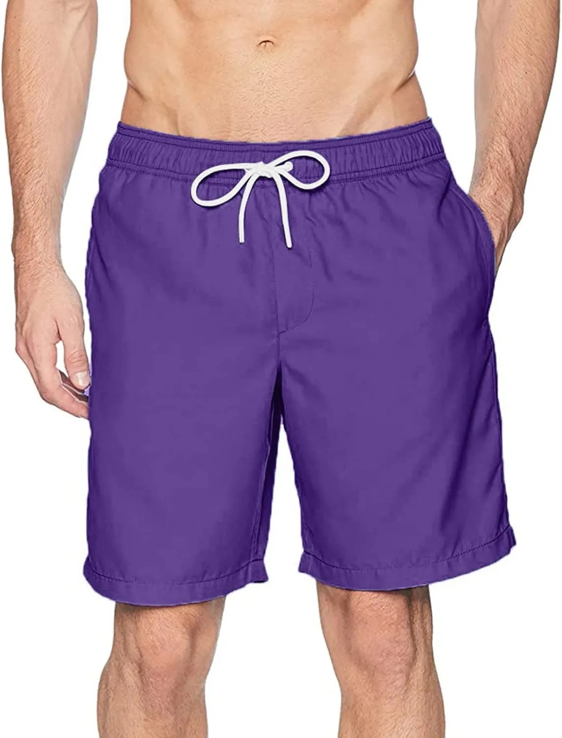 Mens Slim Fit Swim Shorts Quick with Inner Casual Pants Men's Shorts Men's Swimwear Beach Shorts Bathing Suits for