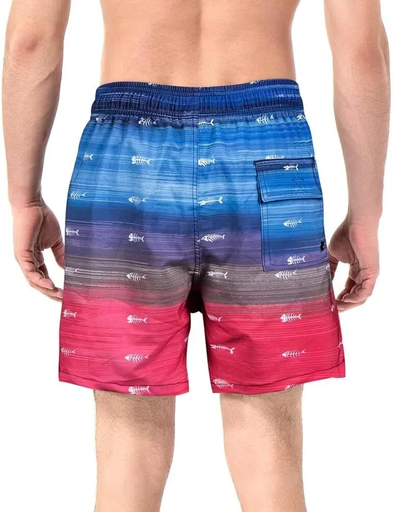 Men's Swim Trunks Quick Dry Beach Board Shorts Bathing Suit Swimwear