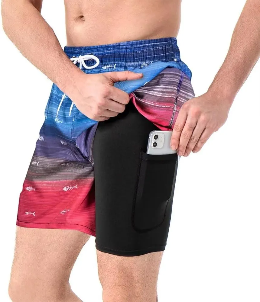 Men's Swim Trunks Quick Dry Beach Board Shorts Bathing Suit Swimwear