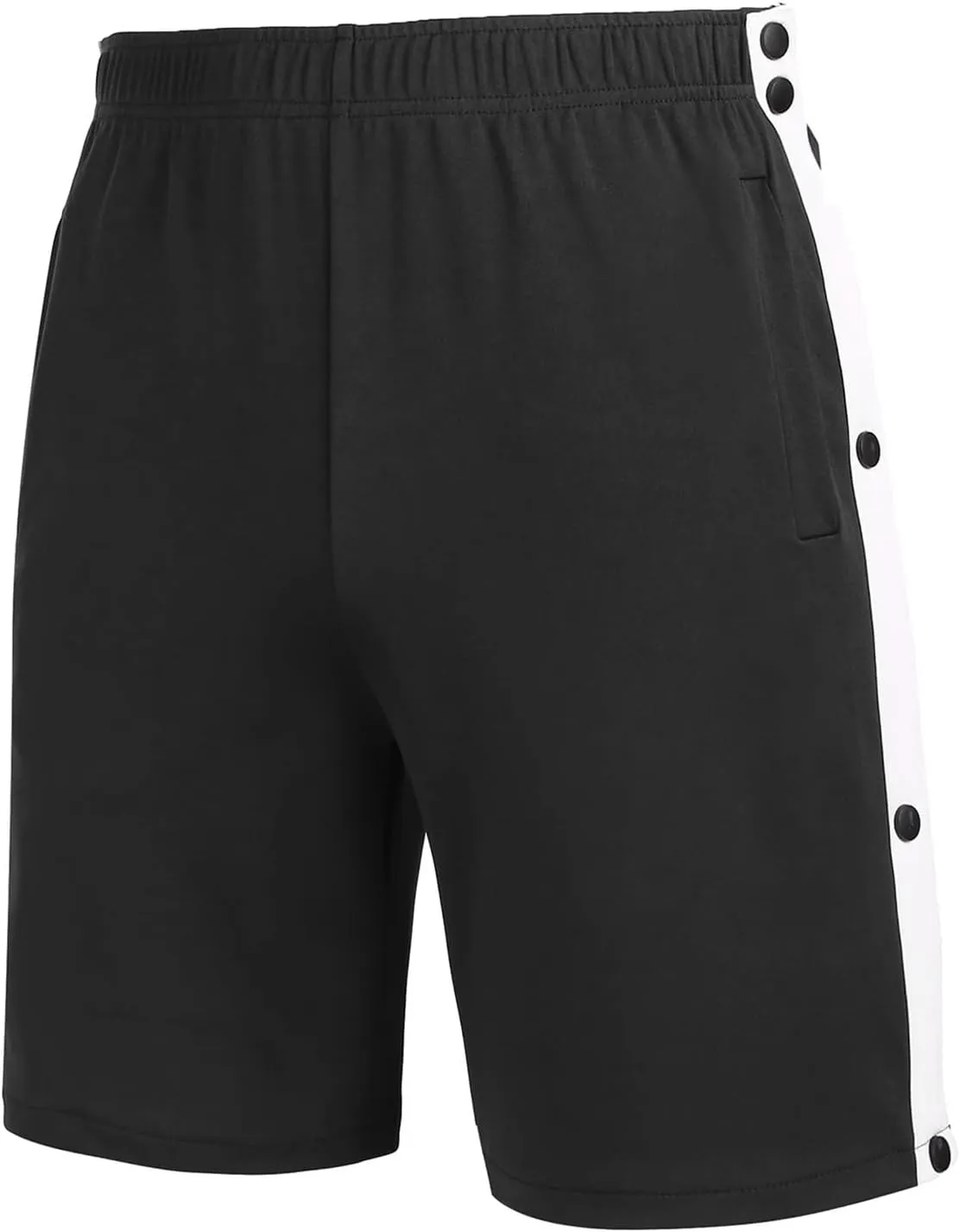 Mens Tear Away Shorts for Men Side Snap Athletic Breakaway Shorts Post Surgery Adaptive Clothing Recovery Shorts