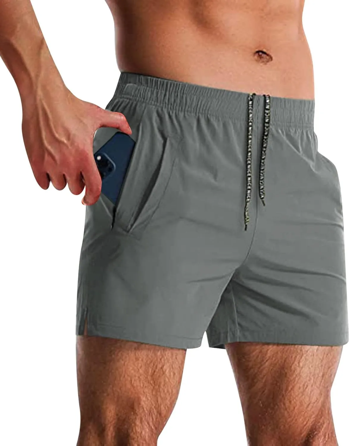 Men's Training Wide Leg Sport Shorts Bodybuilding Workout Athletic Shorts Sport Outdoor Running Lightweight Gym Short
