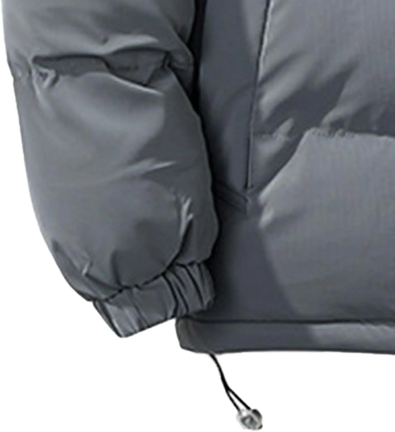 Mens Winter Thicken Down Jacket Sherpa Warm Cotton Puffer Men Coats Lightweight Mountain Lined Padded Coat