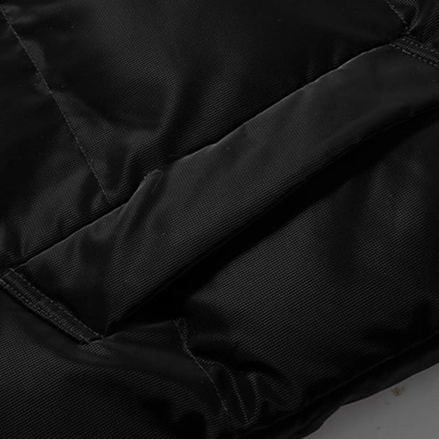 Mens Winter Thicken Down Jacket Sherpa Warm Cotton Puffer Men Coats Lightweight Mountain Lined Padded Coat