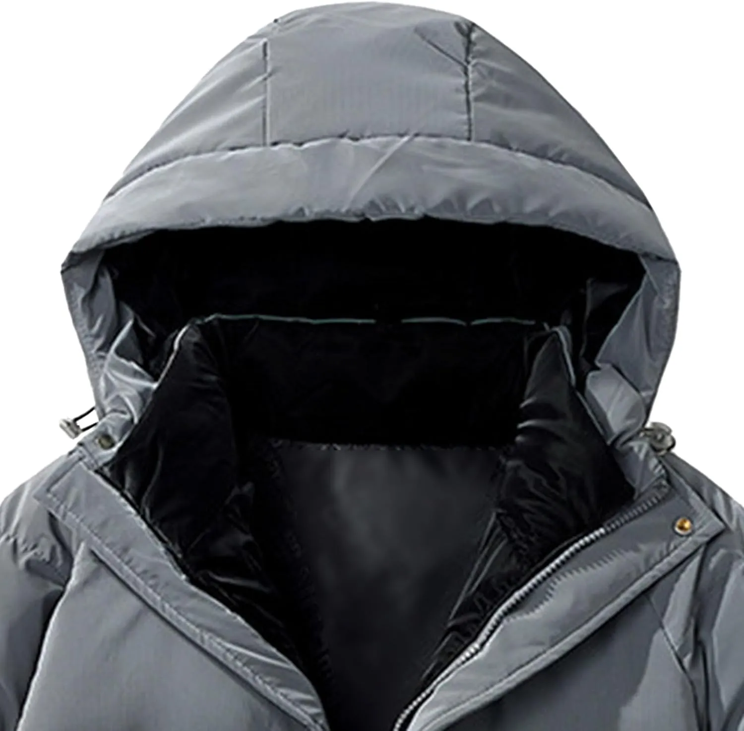 Mens Winter Thicken Down Jacket Sherpa Warm Cotton Puffer Men Coats Lightweight Mountain Lined Padded Coat