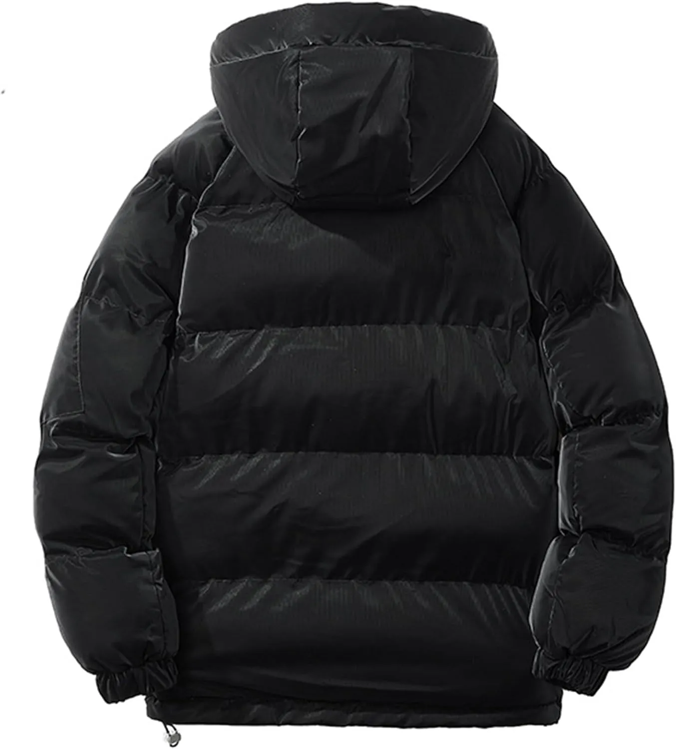 Mens Winter Thicken Down Jacket Sherpa Warm Cotton Puffer Men Coats Lightweight Mountain Lined Padded Coat
