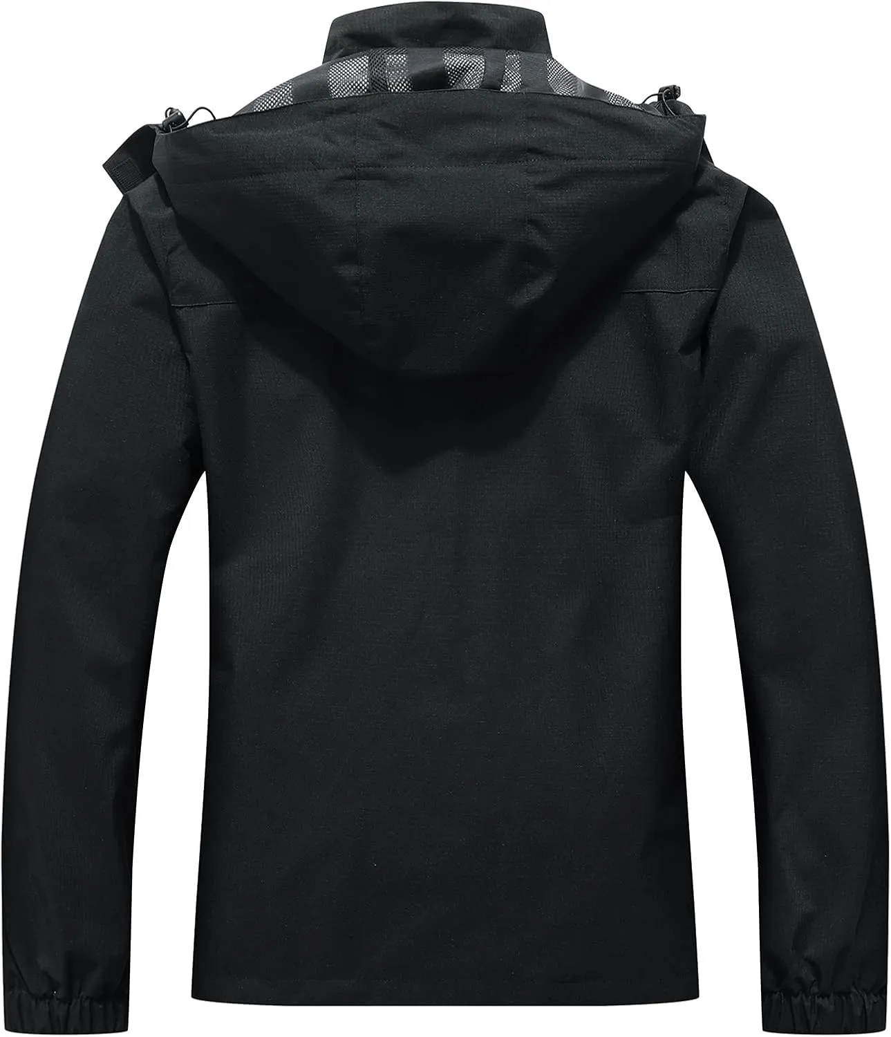 MOERDENG Women's Waterproof Rain Jacket Outdoor Lightweight Hooded Raincoat for Hiking Travel