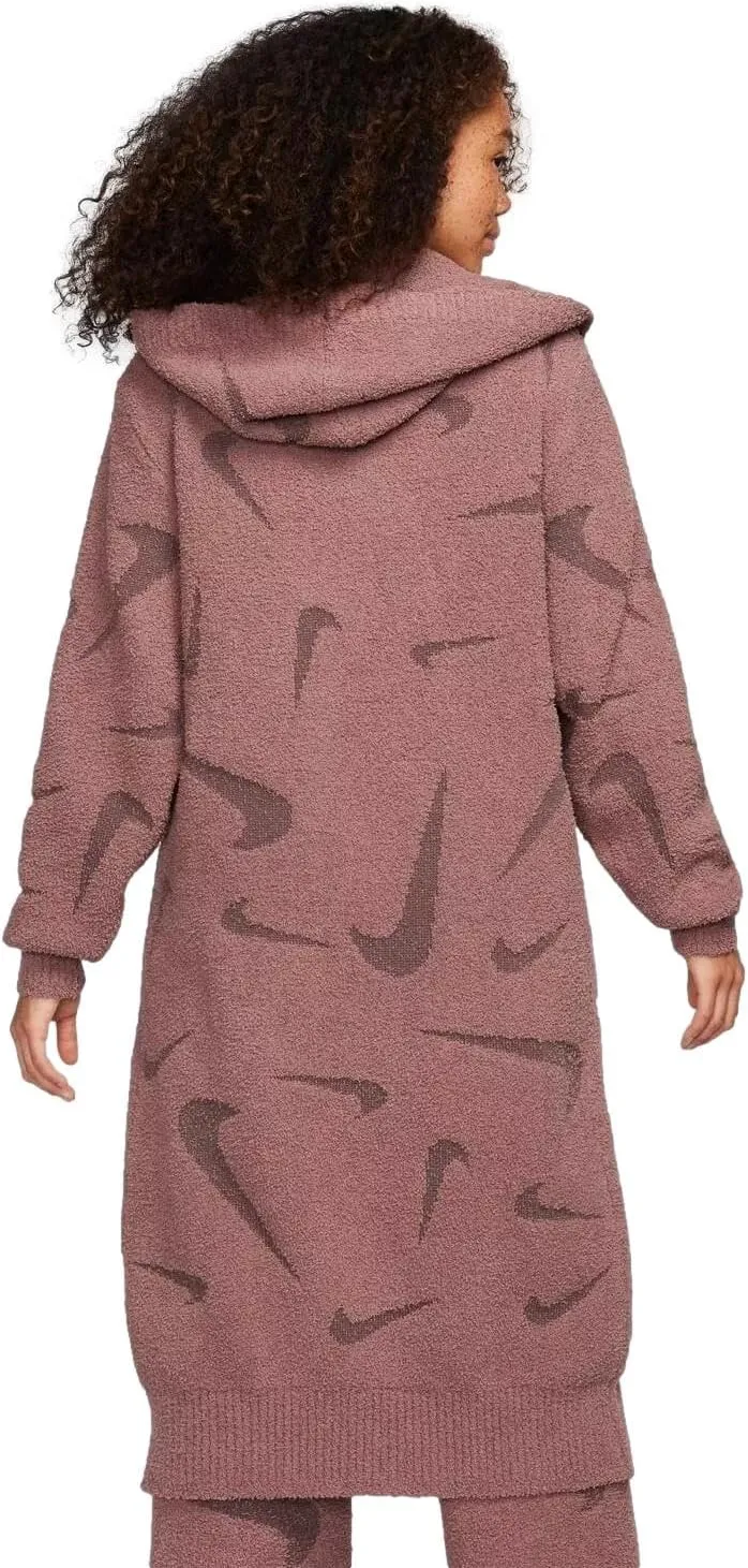 Nike Women's Sportswear Phoenix Cozy Boucl Loose Long Knit Cardigan