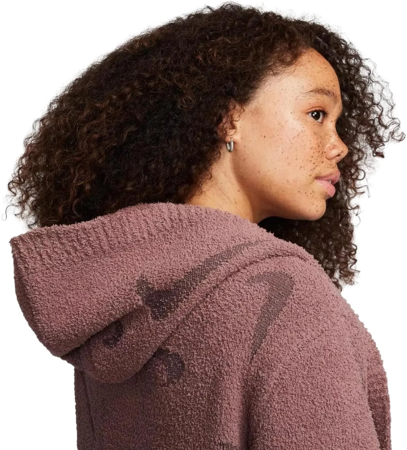 Nike Women's Sportswear Phoenix Cozy Boucl Loose Long Knit Cardigan