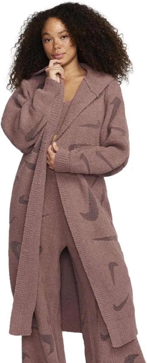 Nike Women's Sportswear Phoenix Cozy Boucl Loose Long Knit Cardigan