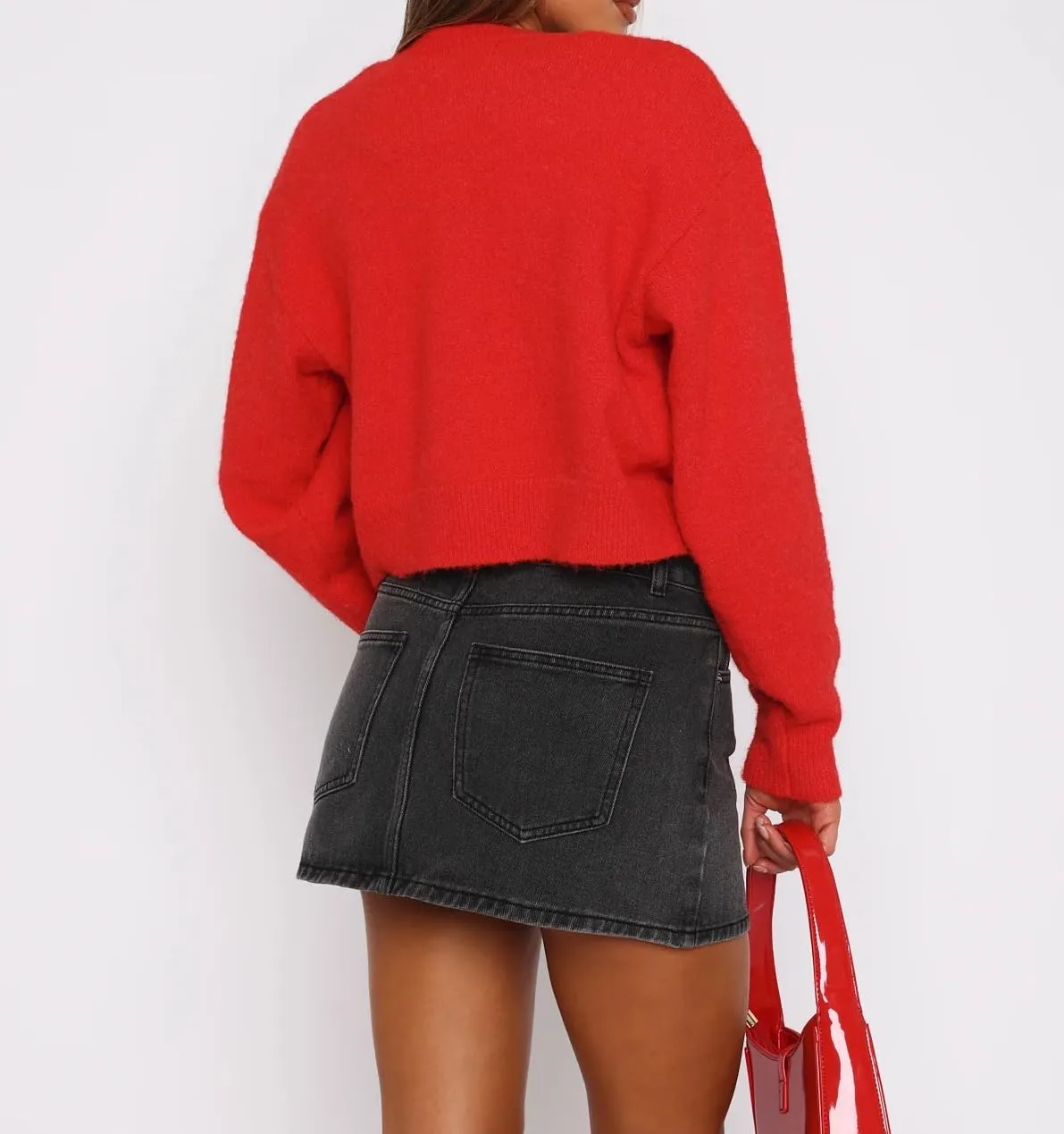 NUFIWI Women Y2k Low Waist Denim Mini Skirts Button Down Bodycon Pencil Y2k Jean Skirts
