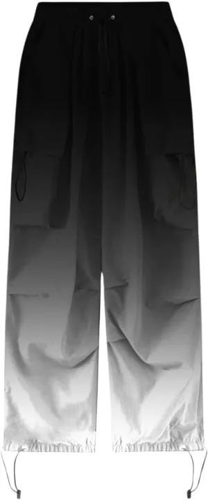 Parachute Pants for Women Drawstring Baggy Cargo Pants Y2k Trouser Low Rised Multiple Pockets Jogger Y2k