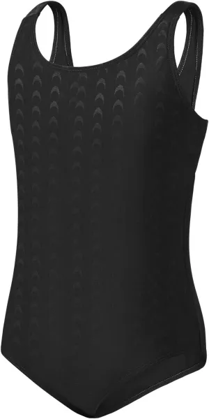 Patgoal Girls' One Piece Swimsuit Athletic Youth Girl's Swimsuit Kids Racerback Swimwear Thick Strap Beach Bathing Suit