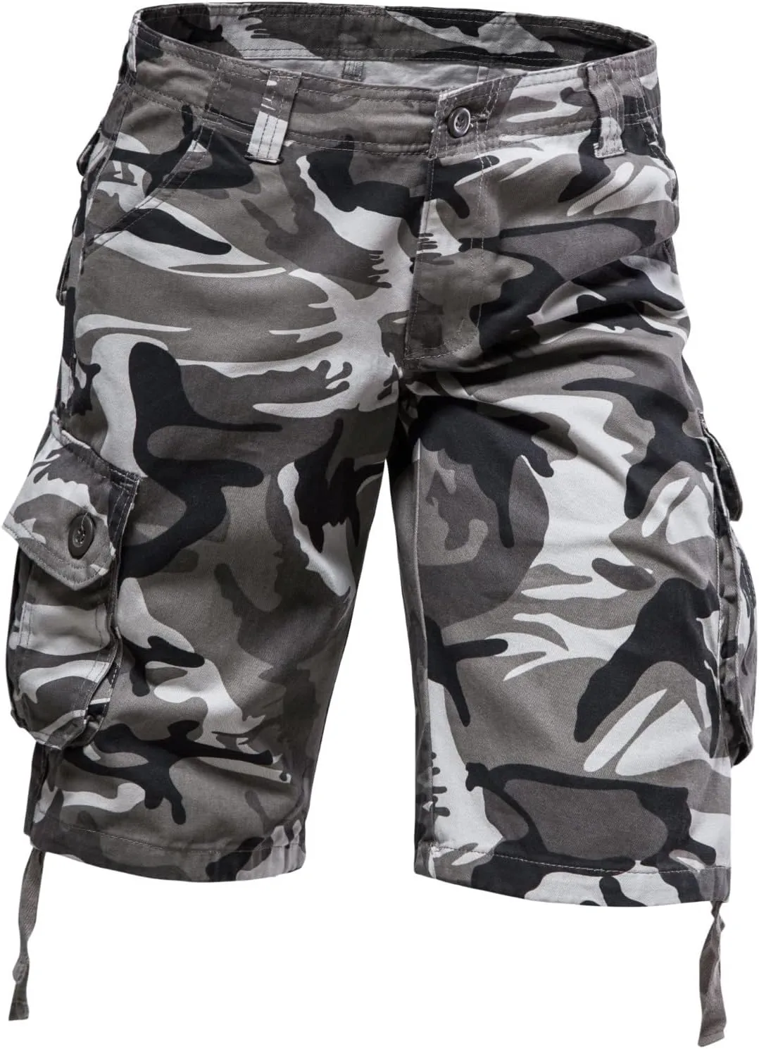Plus Size Men's Cargo Pants Cotton Casual Work Trousers Men's Slim Chino Pants Men's Straight Tapered Fit Cargo Pants