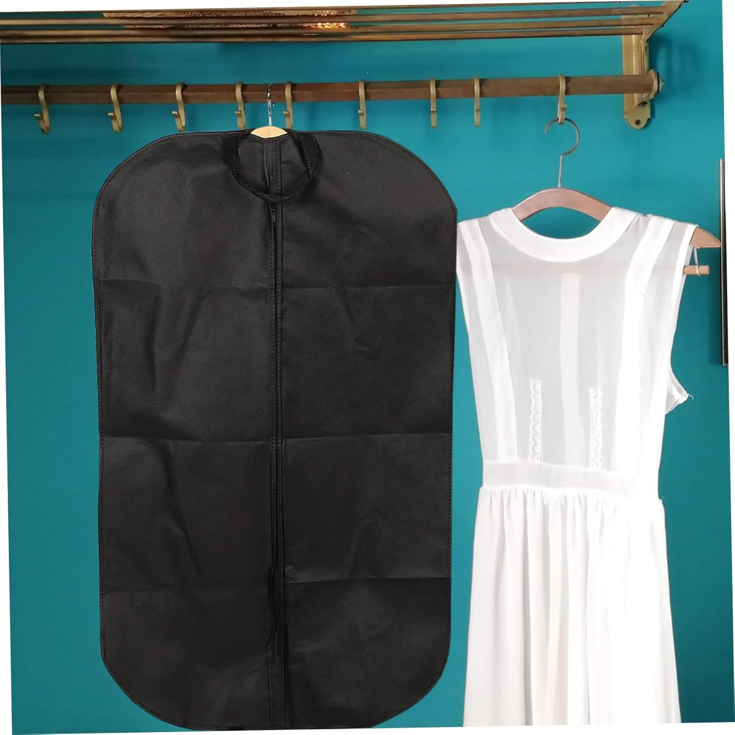 PRETYZOOM Garment Bag for Travel Home 2 Pcs Suit Cover Hanging Garment Bag Business Clothes Clean Prevent Wrinkles