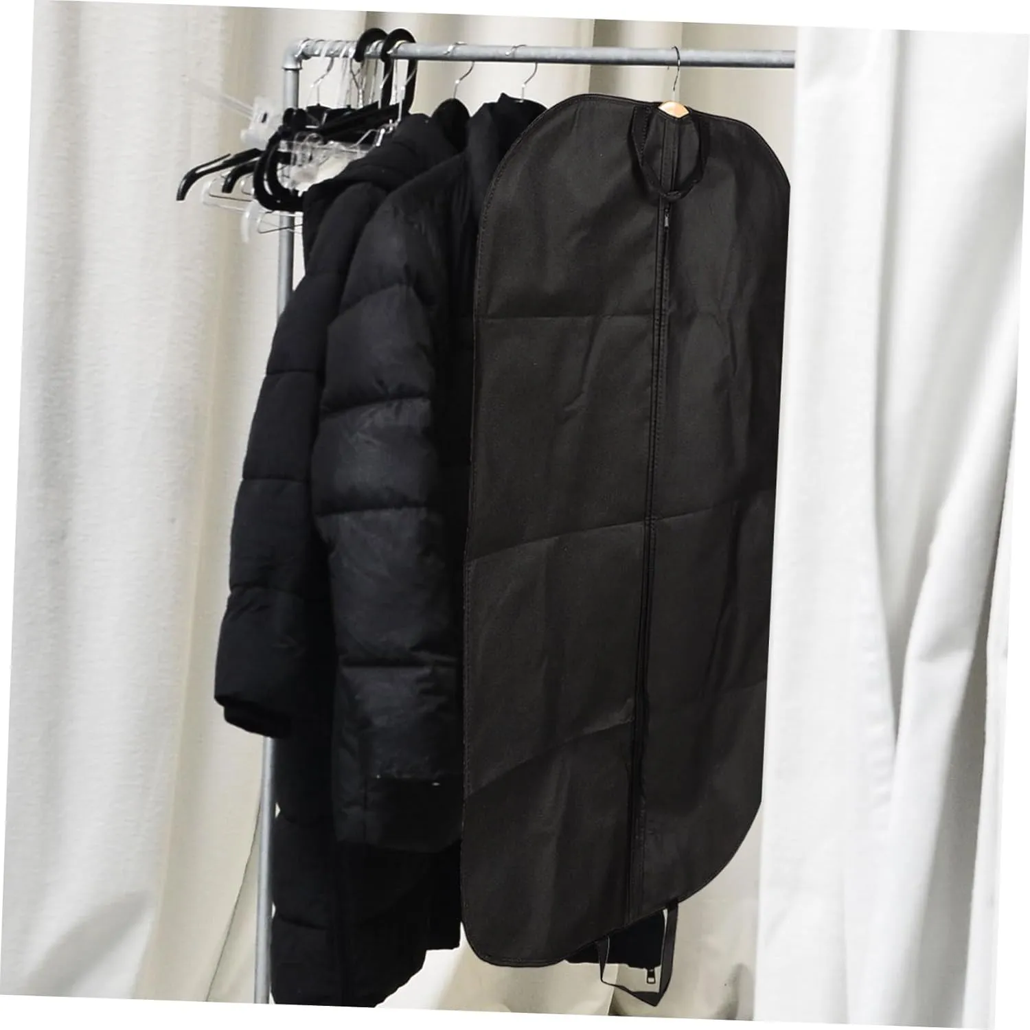 PRETYZOOM Garment Bag for Travel Home 2 Pcs Suit Cover Hanging Garment Bag Business Clothes Clean Prevent Wrinkles