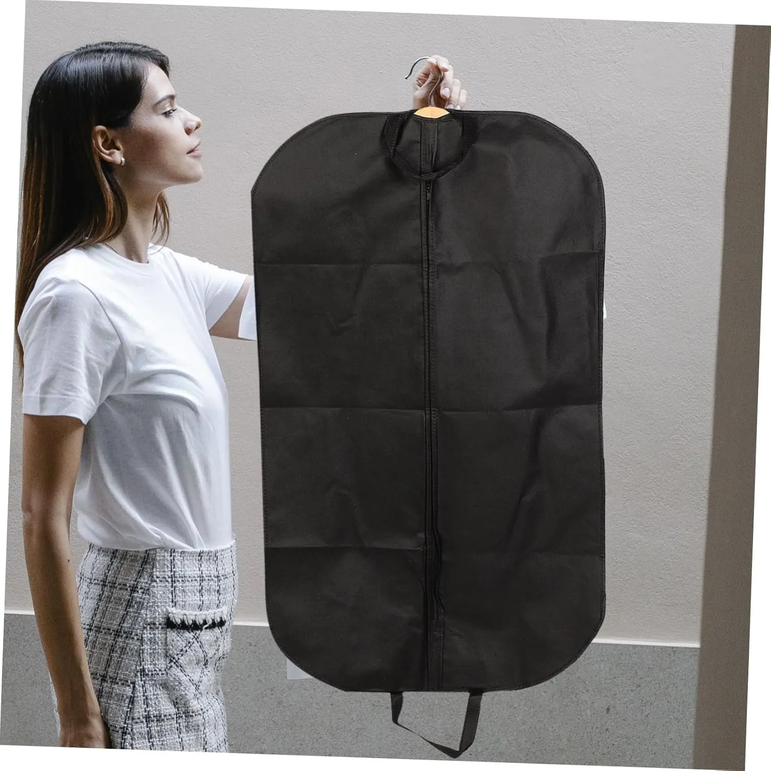 PRETYZOOM Garment Bag for Travel Home 2 Pcs Suit Cover Hanging Garment Bag Business Clothes Clean Prevent Wrinkles