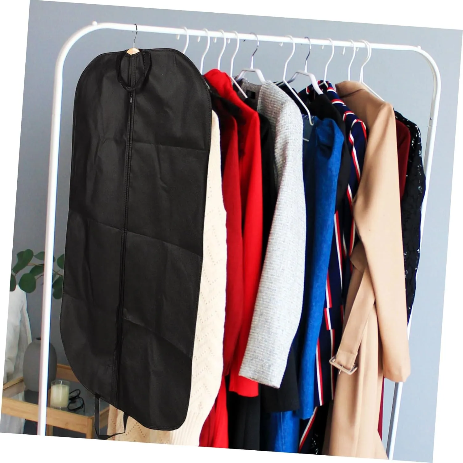 PRETYZOOM Garment Bag for Travel Home 2 Pcs Suit Cover Hanging Garment Bag Business Clothes Clean Prevent Wrinkles